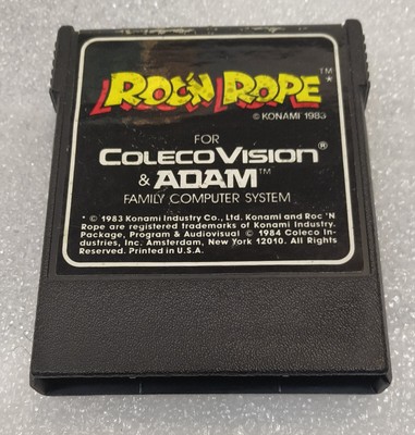 Vintage ColecoVision ROC N ROPE - Cart Only - Konami Roc'N Rope Authentic Tested