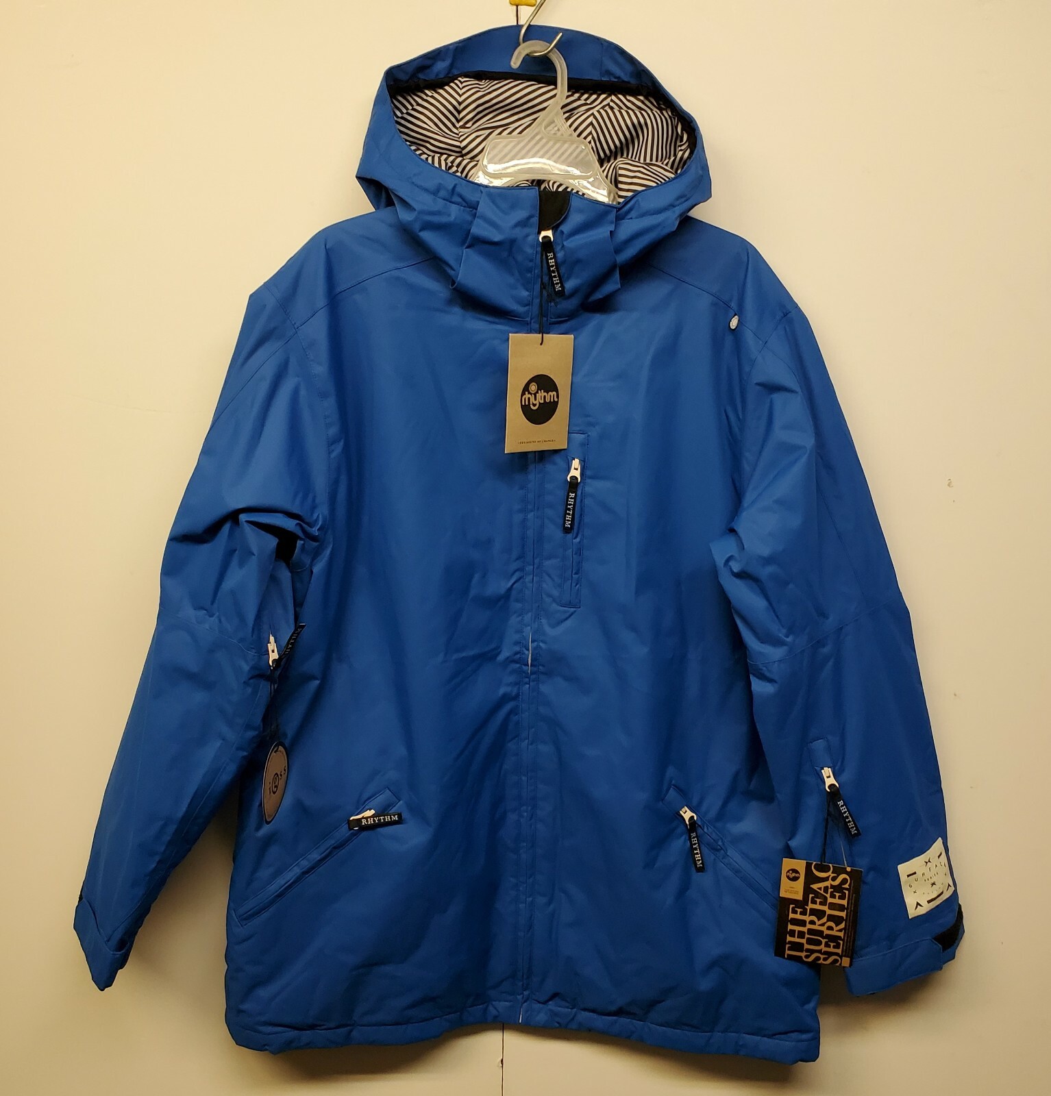 RHYTHM Men's SURFACE Snow Jacket - Blue - XL - NWT | eBay