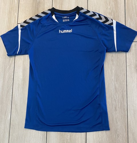 hummel バレーボールシャツ 青 サイズL 背番号3 hummel バレーボールシャツ 青 サイズL 背番号3