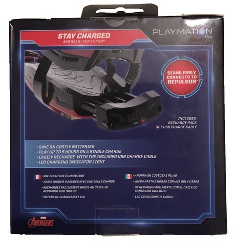Playmation Marvel Avengers Repulsor Battery Recharge Pack New