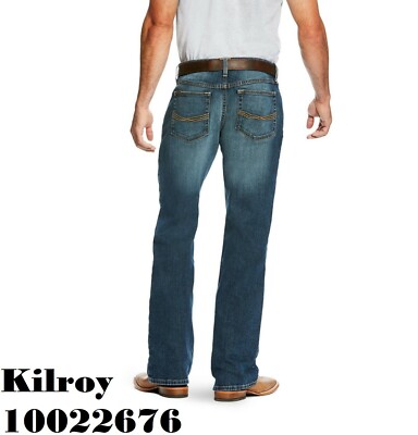 Ariat  Men's M4 Legacy Stretch Relaxed Fit Boot Cut Jeans.