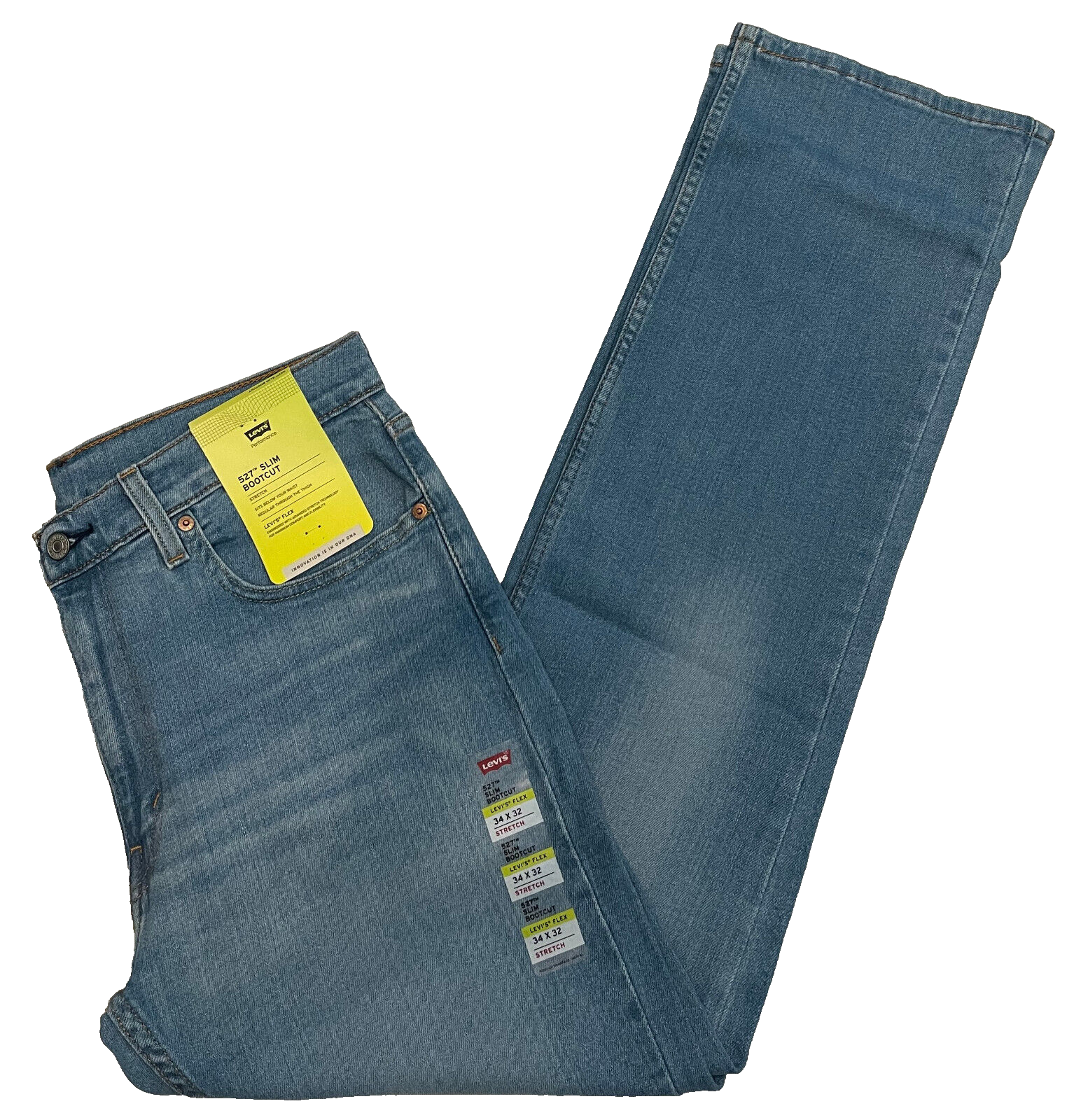 ブランド通販サイトをすべて Levis Flex 527 Slim Bootcut Mens Stretch Jeans 34X32 Light パンツ
