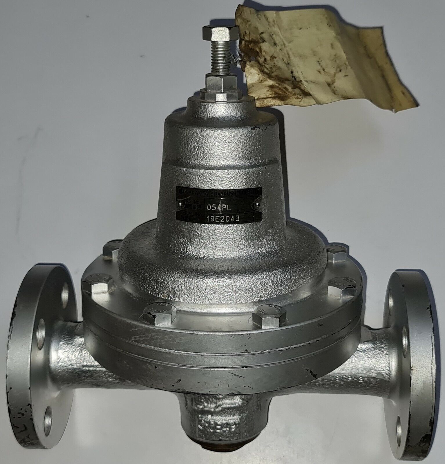 NAKAKITA SEISAKUSHO PRESSURE REGULATING VALVE S/N : 19E2043 NAKAKITA SEISAKUSHO PRESSURE REGULATING VALVE S/N : 19E2043