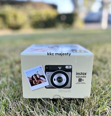 FUJIFULM INSTAX SQUARE SQ6 - GRAPHITE GRAY - INSTANT FILM CAMERA - BRAND NEW