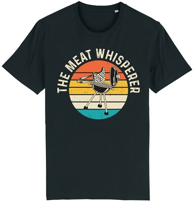 The Meat Whisper T-Shirt Funny Men's BBQ Barbecue Lover Grill Cooking Dad Gift