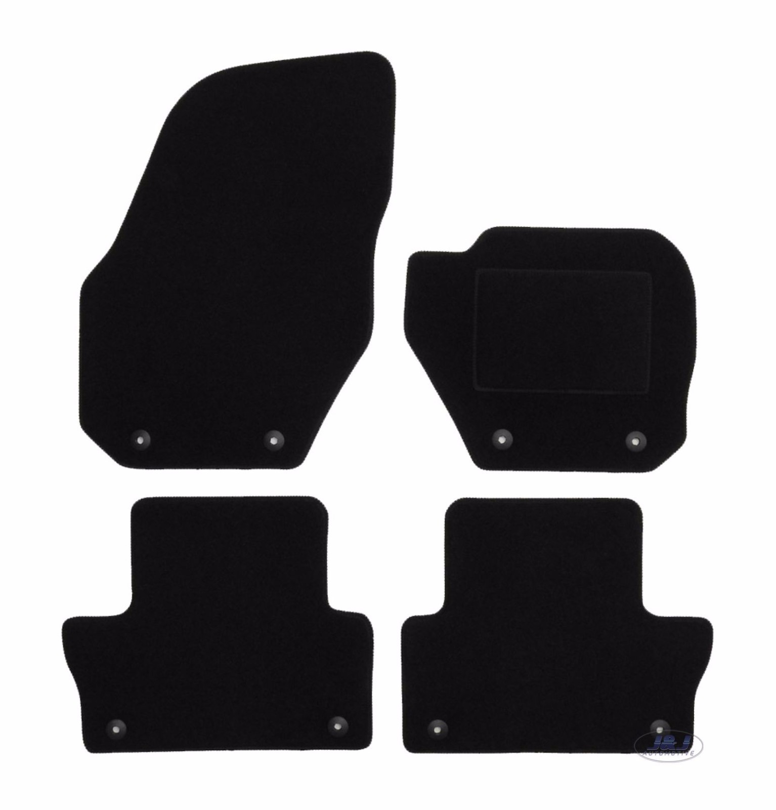 Quality FULLY TAILORED Black floor Car Mats for VOLVO XC60 200816 5