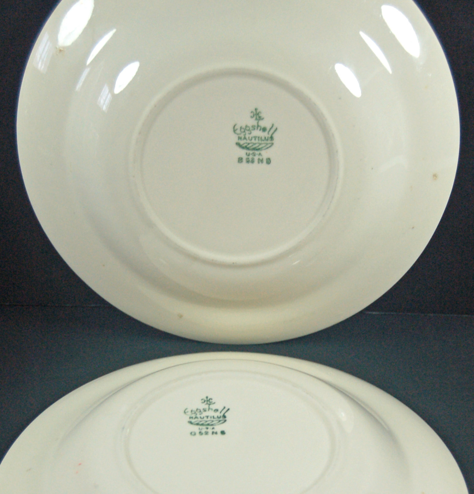 WONDERFUL HOMER LAUGHLIN EGGSHELL NAUTILAS 8 3/8