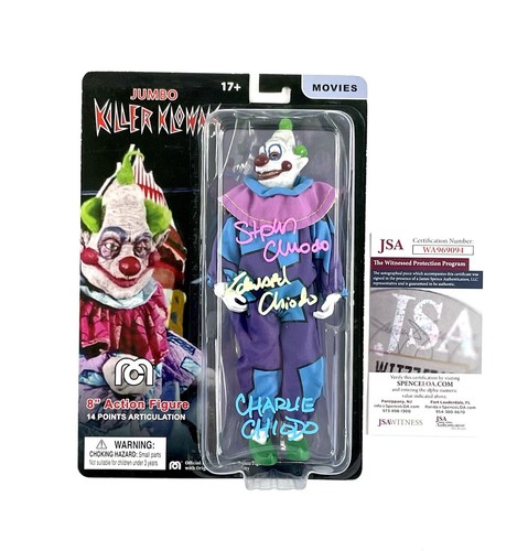 Killer Klowns From Outer Space Mego Action Figure Signed By