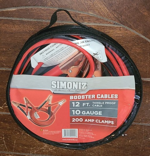 りこりん SIMONIZ Tangle Proof 12ft Booster Cable -10 Gauge- Item