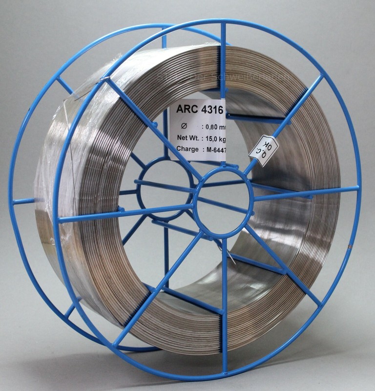 Edelstahl SchweiÃDraht Va V2a 308l 1.4316 0,8 Mm Oder 1,0 Mm 0,5-15kg Mig Mag
