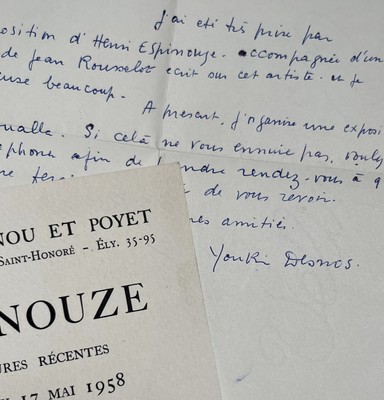 Youki Desnos-Foujita organise l'exposition des peintures de son futur mari He...