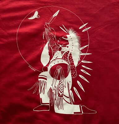 NATIVE AMERICAN DESIGN Short Sleeve Custom T-shirt 