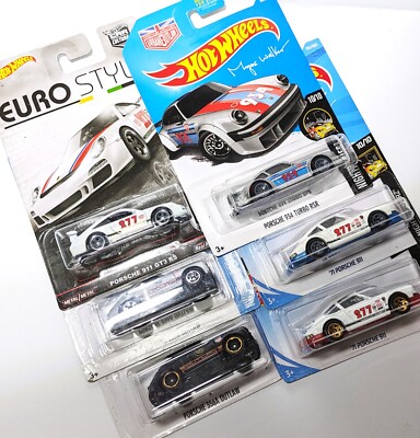 How Wheels LOT OF 6 Porsche Magnus Walker 356 Outlaws 911s 911 GT3 934 FREE SHIP
