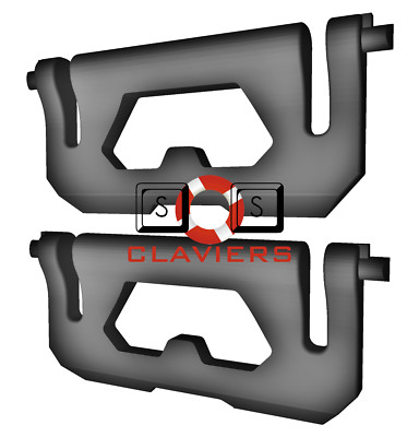 Macally Wireless Ergonomic Keyboard Spare Replacement Tilt Leg Stand Feet Foot