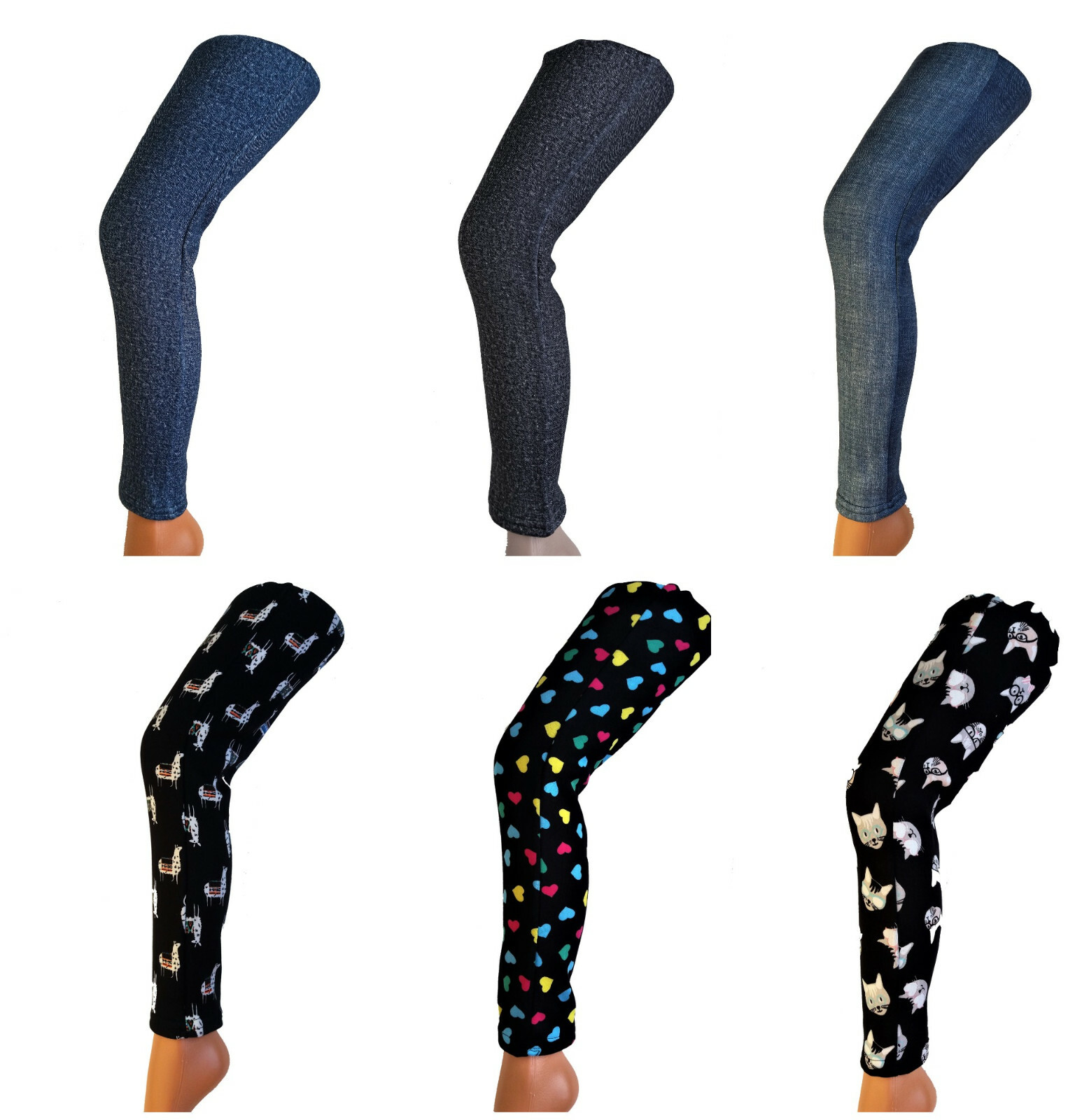 Mädchen Winterleggings Warm Leggins Leggings Legings Winterhose Thermo Gr.98-164