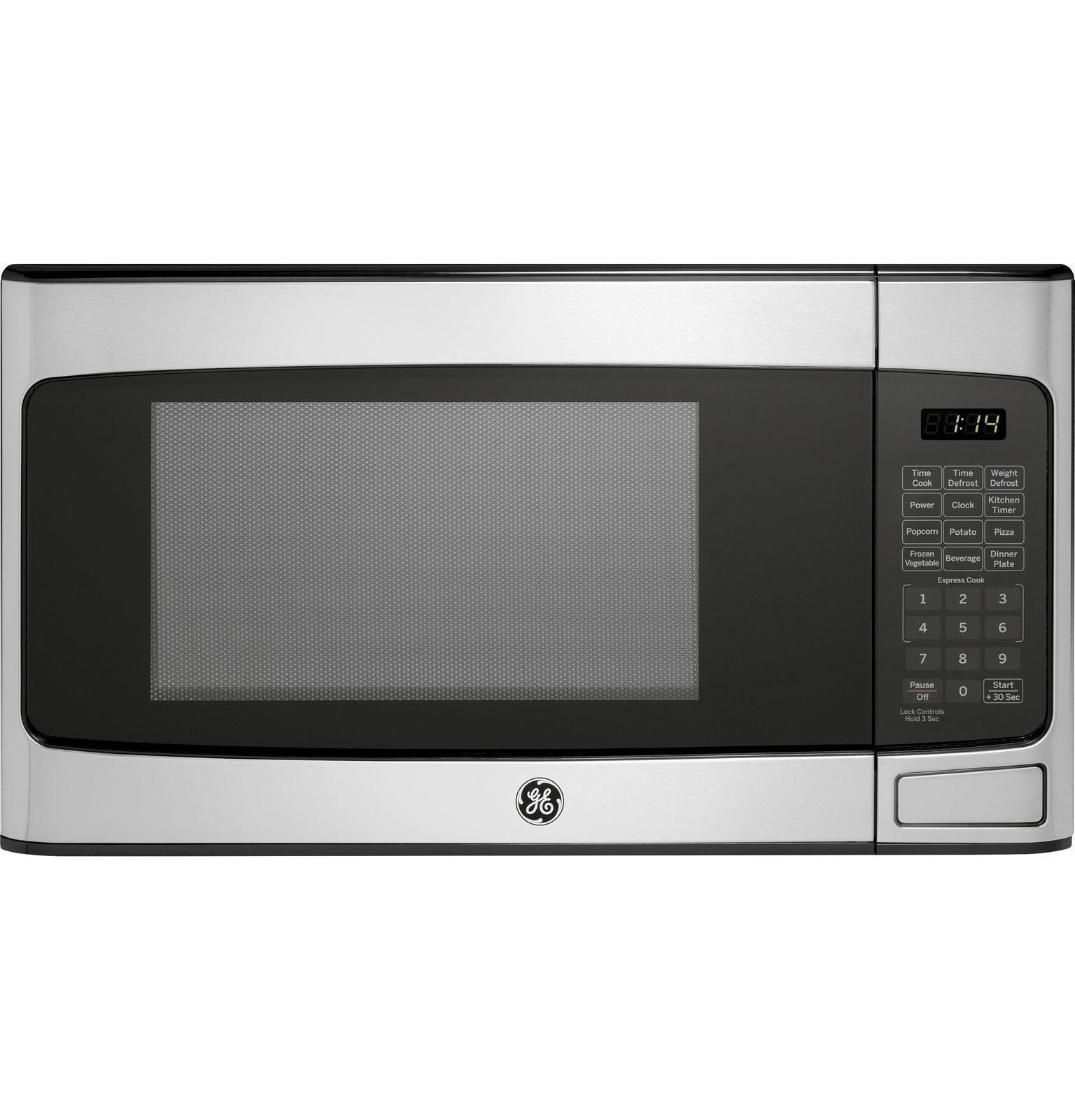 GE STAINLESS STEEL COUNTERTOP 1.1 CU. FT 950 WATT MICROWAVE OVEN