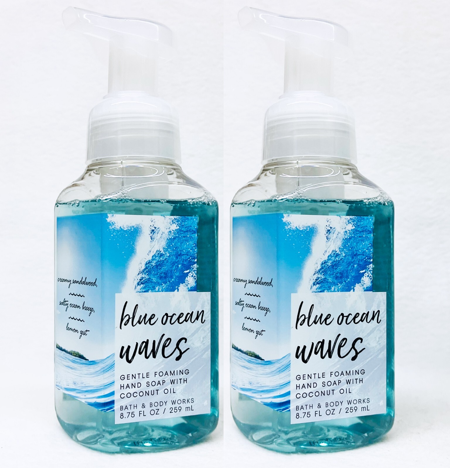 ベルゼレージュ　BearCeréju BATH SOAP II 2本セット 2 Bath & Body Works BLUE OCEAN WAVES Gentle Foaming Hand
