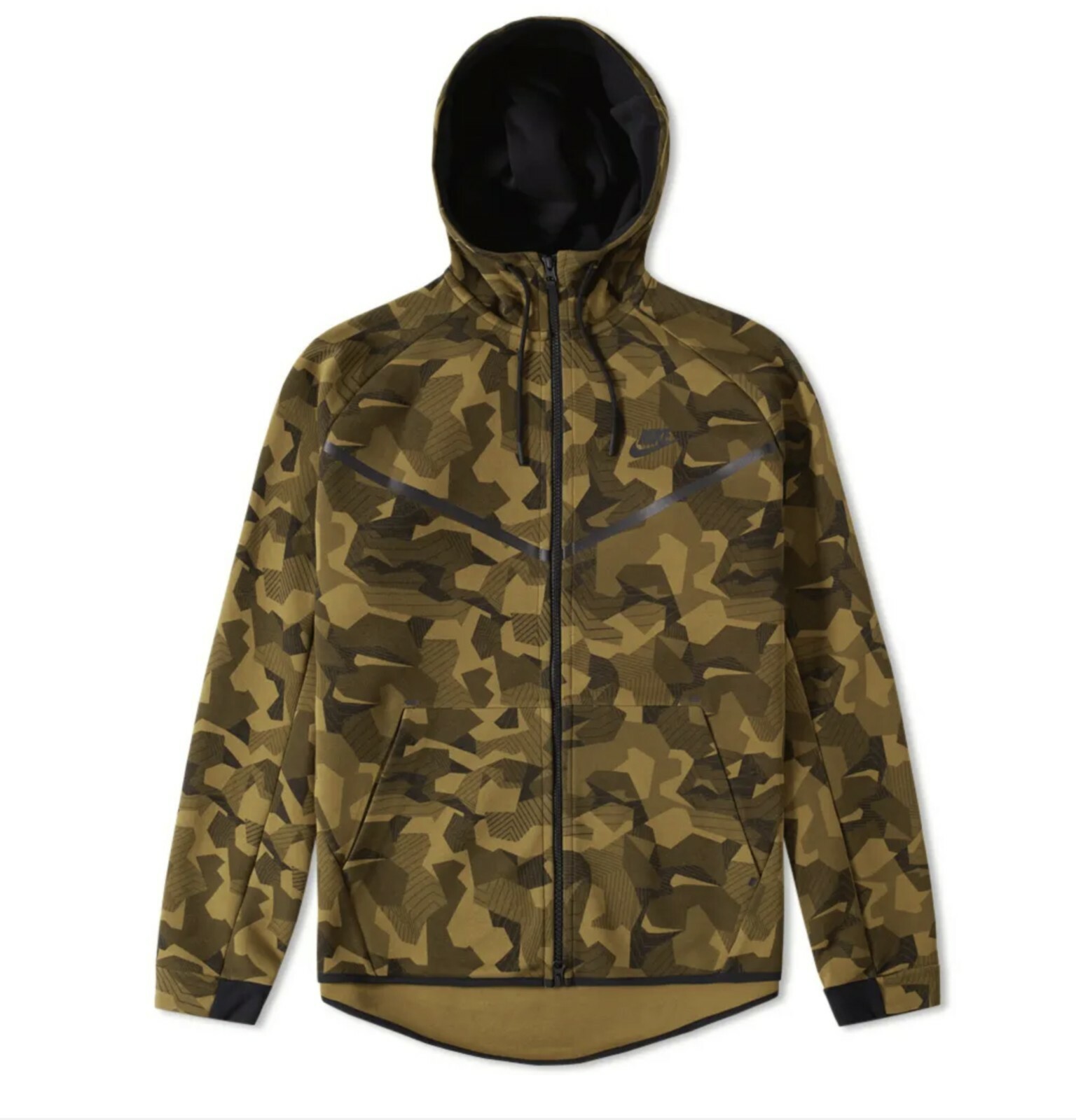 nike tech fleece green camo