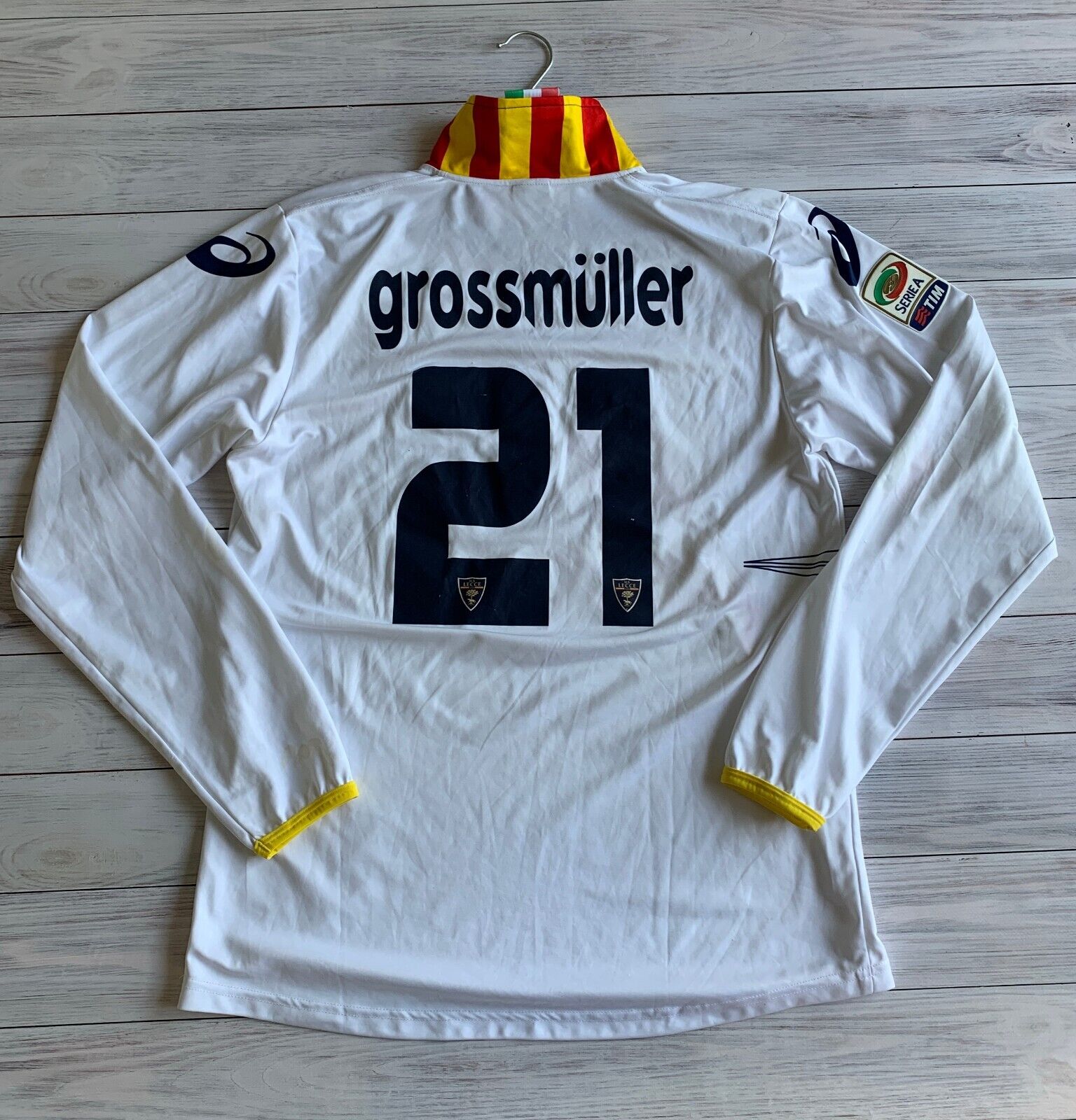 2003-04 Lecce Asics Player Issue Training L/S Shirt #7 - 8