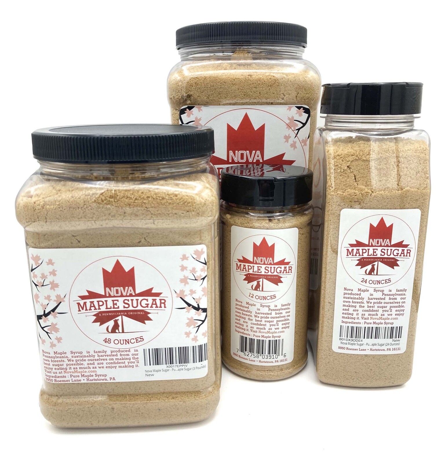 Nova Maple Sugar - Pure Grade-A Maple Sugar
