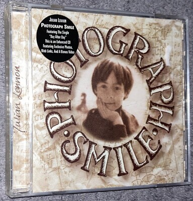 Julian Lennon: Photograph Smile Enhanced CD w/Photos Web Links Bonus Video NEW