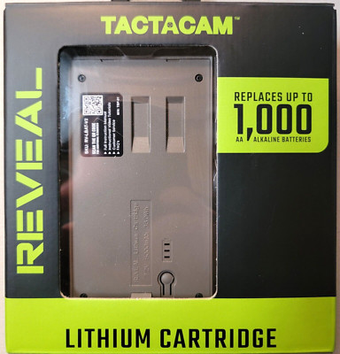 Tactacam Lithium Cartridge Reveal Cellular Camera Battery RV-LBAT-V2 New Sealed