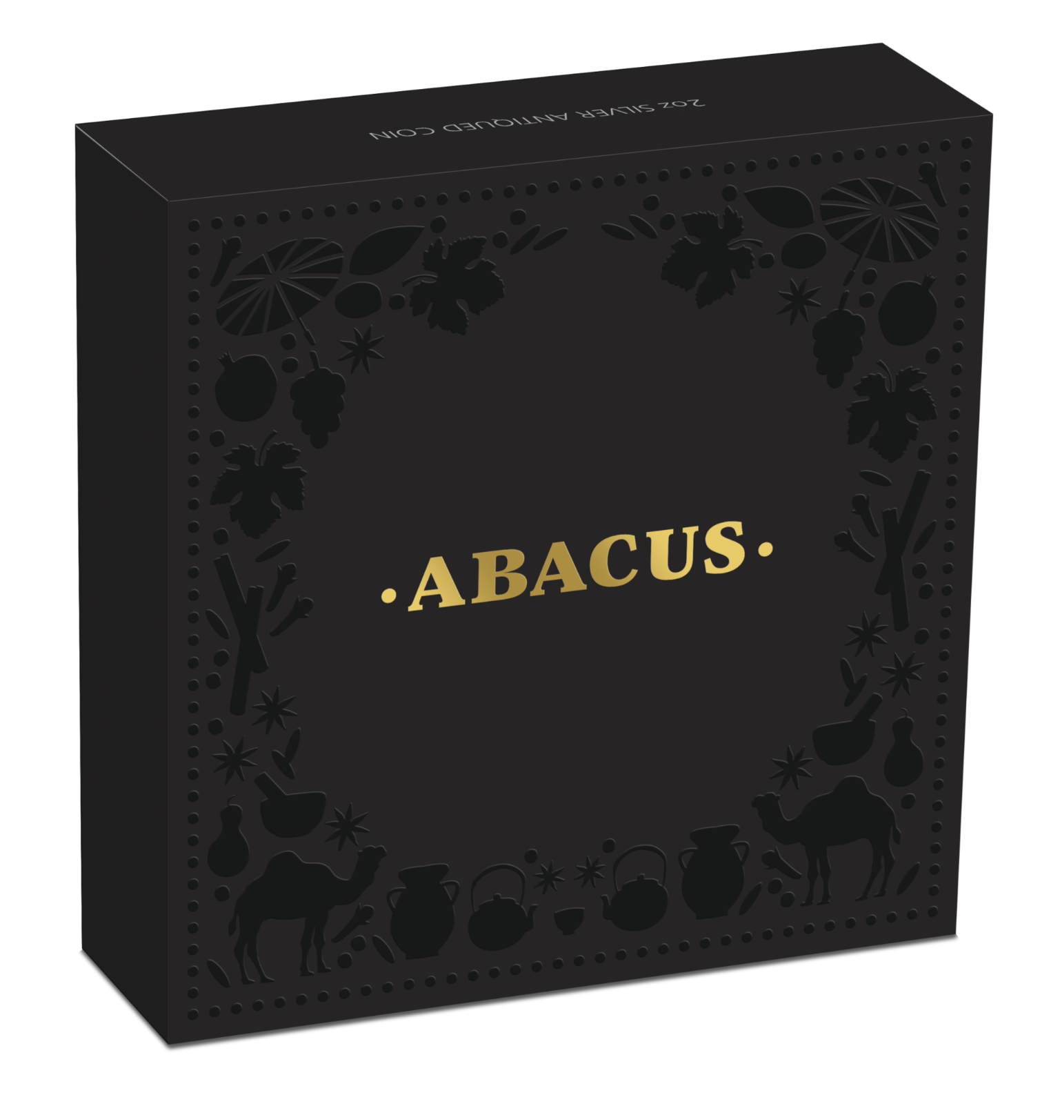 In Stock 2019 ABACUS 2oz .9999 SILVER $2 ANTIQUED COIN