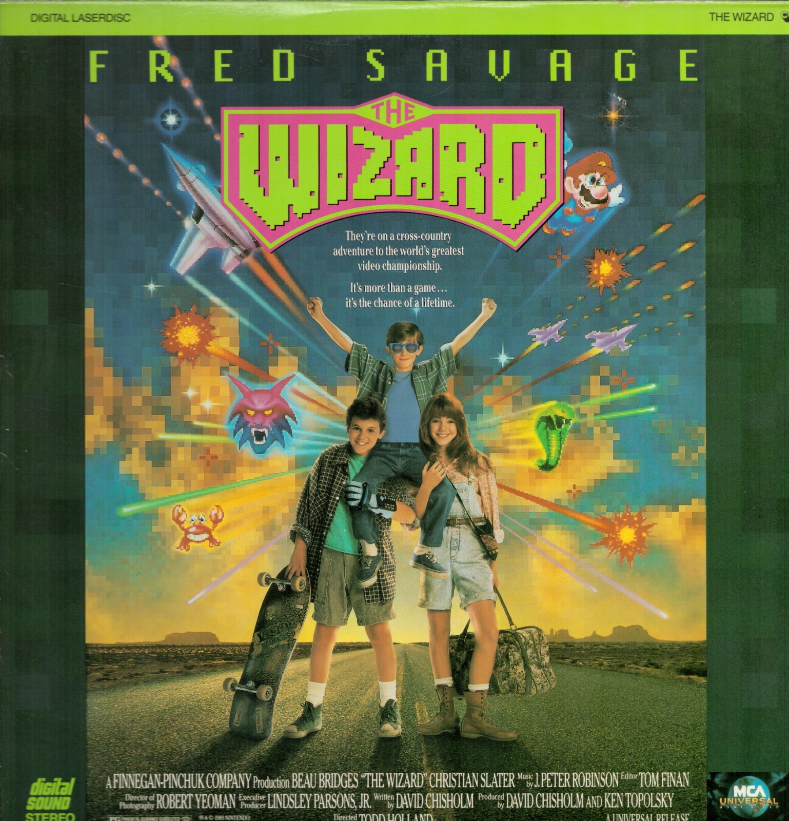 ロータリー伝説DVD[DVD] () The Wizard 1989 Fred Savage Movie Laserdisc *UNICORN RARE