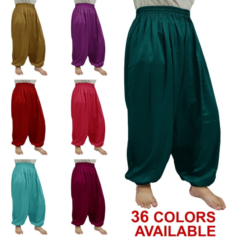 100% Cotton Harem Yoga Pants Belly Dance Trousers Aladdin Students Pantalons New