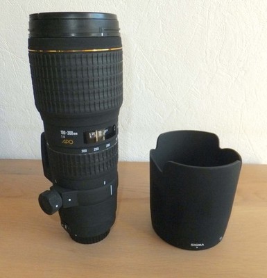 📸.    Objectif  SIGMA AF  100-300 mm  f/4  APO EX  IF  HSM pour CANON