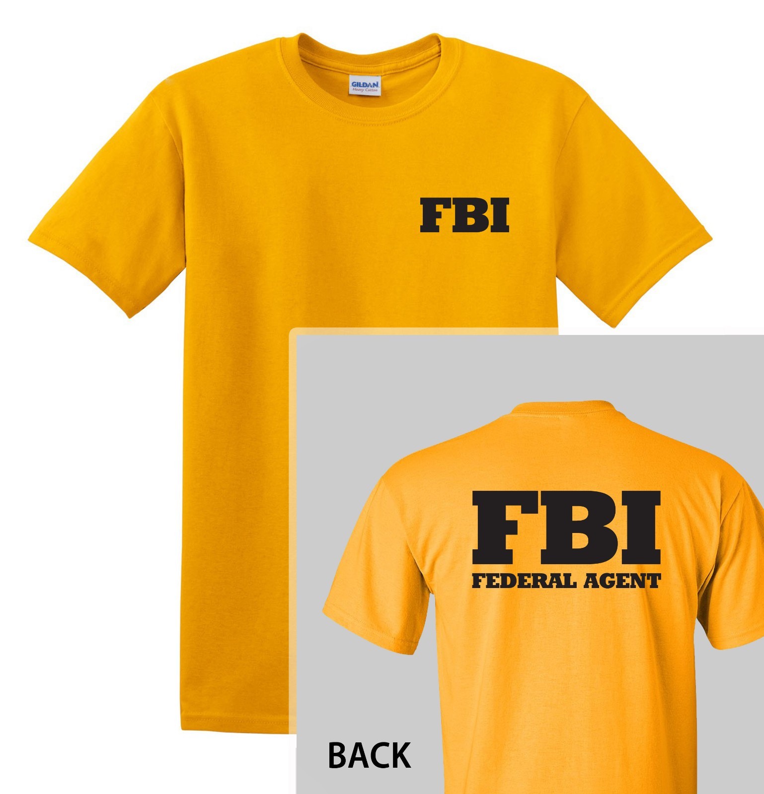FBI T-SHIRT - youth and adult uo to 5x in 7 Colors