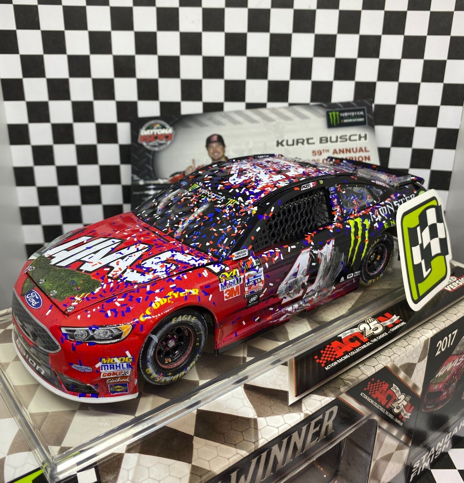 Kurt Busch 2017 Daytona 500 Champion T-Shirt - Apparel Kurt Busch 2017 Daytona 500 Champion T-Shirt - Apparel