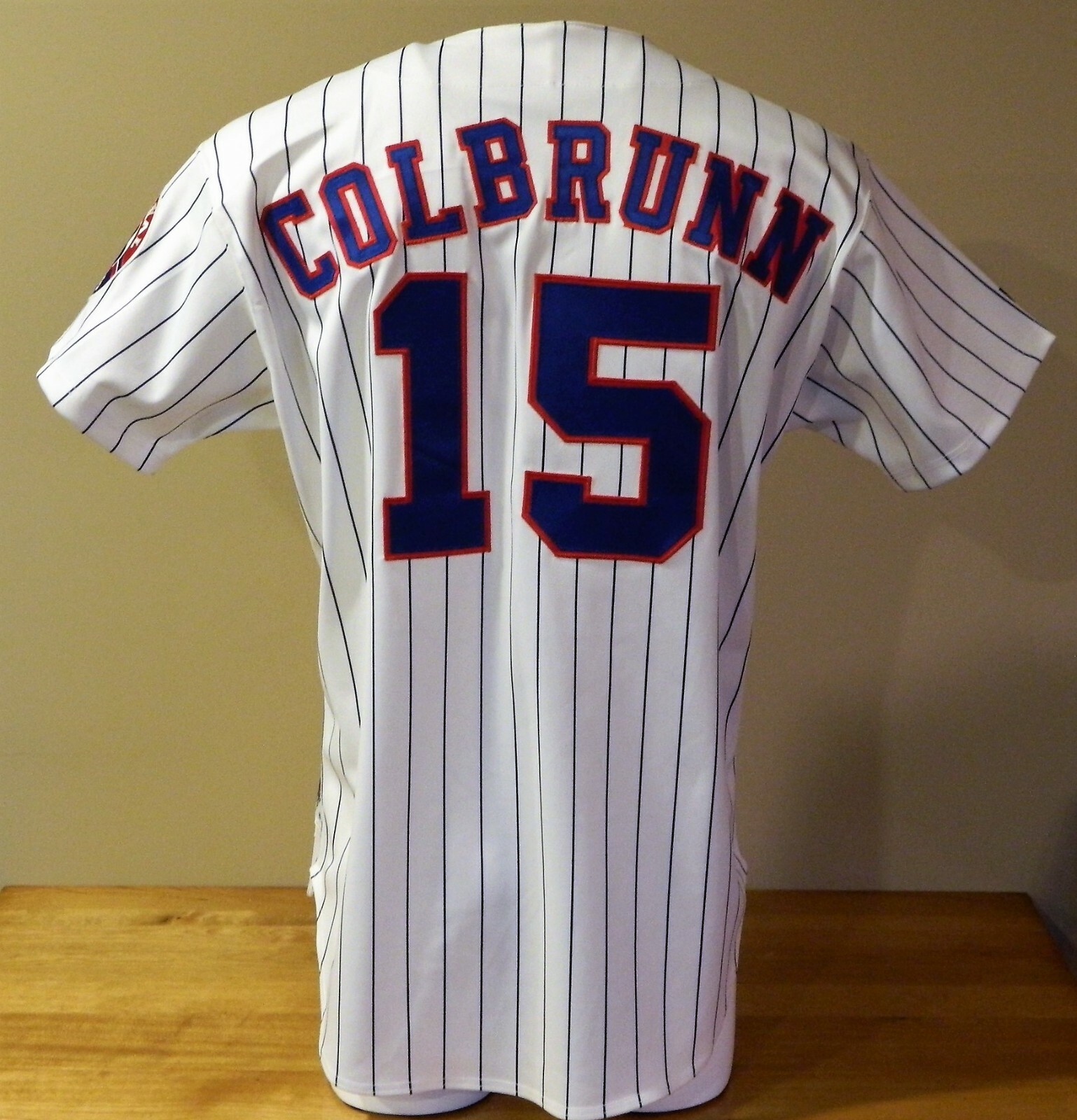 1992 Greg Colbrunn Game Worn Montreal Expos Home Jersey #15 - Russell Size 48