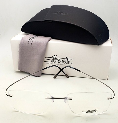 SILHOUETTE Rimless Eyeglasses TITAN MINIMAL ART MUST 5515 CQ 6560 Fossil Frames