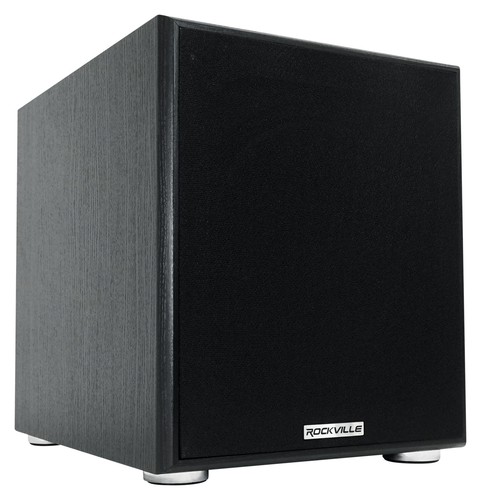 Rockville Rock Shaker 10" Inch Black 600w Powered Home Theat
