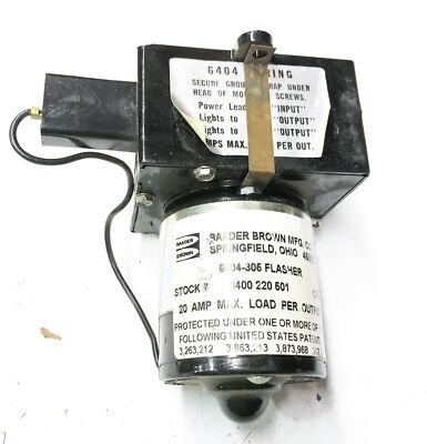 Baader Brown Flasher Assembly 6404-305 NOS