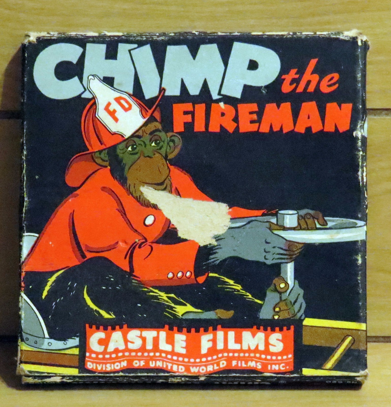 16 Mm Movie  Chimp The Fireman