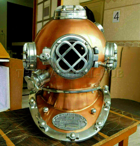 Handmade Antique Scuba Diving Helmet Mark V 18" Decorative collectible Diving 