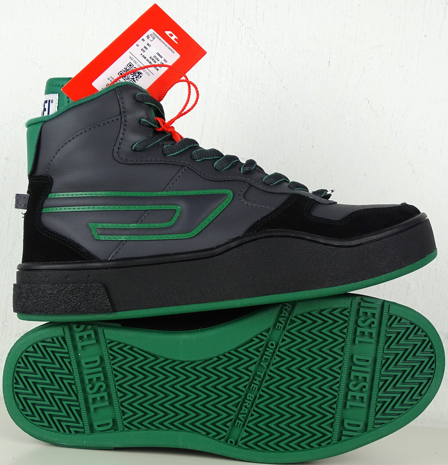 DIESEL S-UKIYO MID X Sneakers Herren Leder Schuhe Unisex Gr
