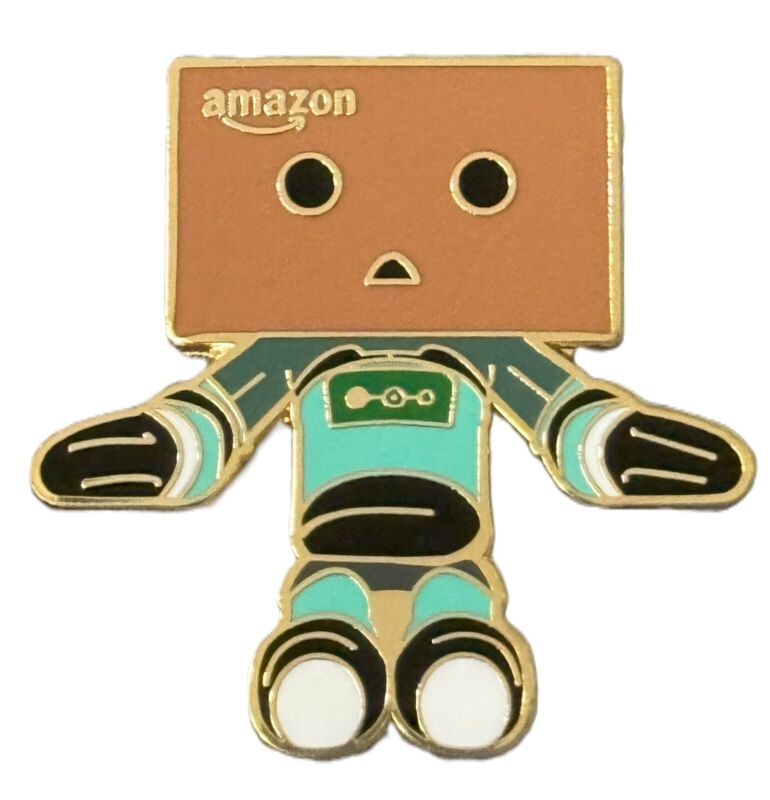 Danbo Robot amazon Employee Peccy Pin