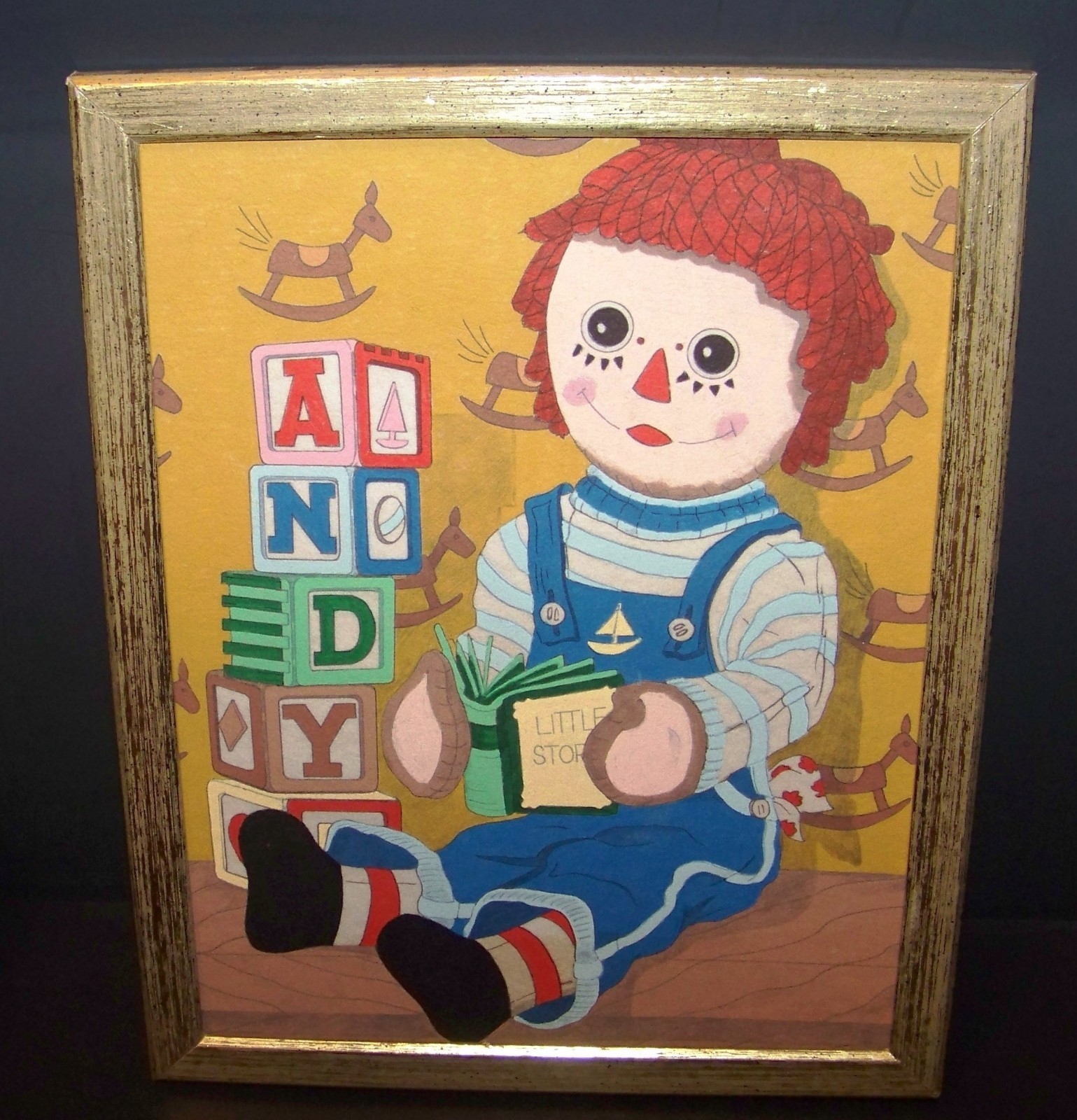 Vintage Raggedy Andy Framed Art Print 15