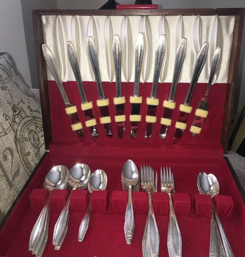 【WM.A. Rogers】 ミートプレート / サーバー 　46cm WM.A.Rogers Overlaid PURE Silver Oneida LTD 1929Countess