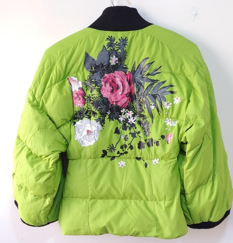Kenzo Kimono Down Jacket Padded Puffer Reversible Floral