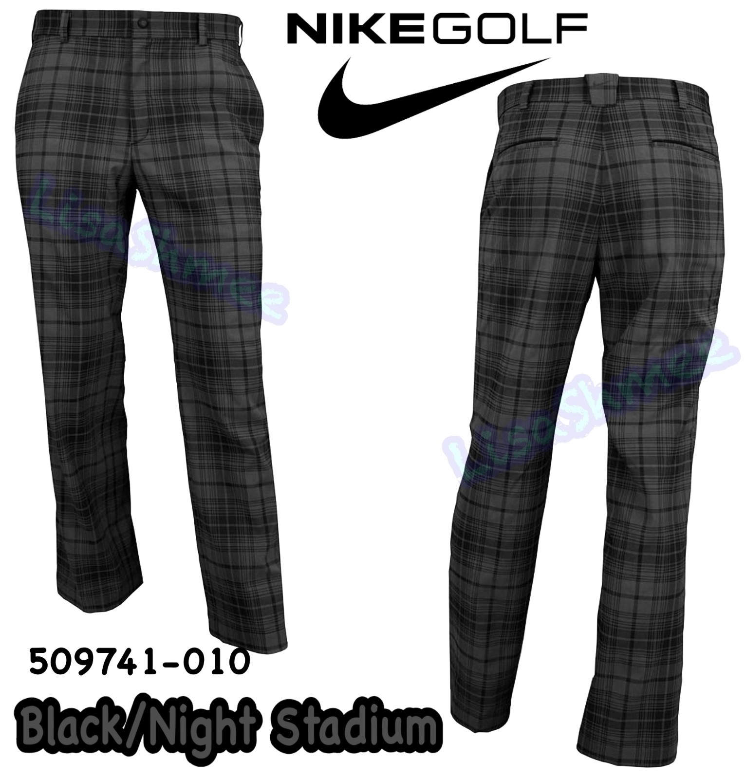 nike plaid golf pants