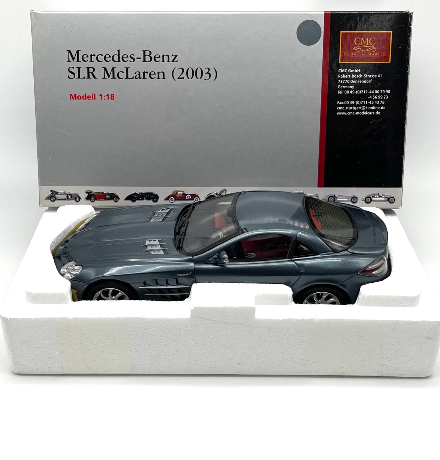 【レア】 CMC Mercedes-Benz SLR McLaren 1:18 CMC M-045 C Mercedes Benz SLR McLaren Sportwagen Bj.2003