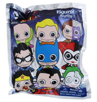 3D-фигурная сумка-брелок для ключей DC Comics, серия 1