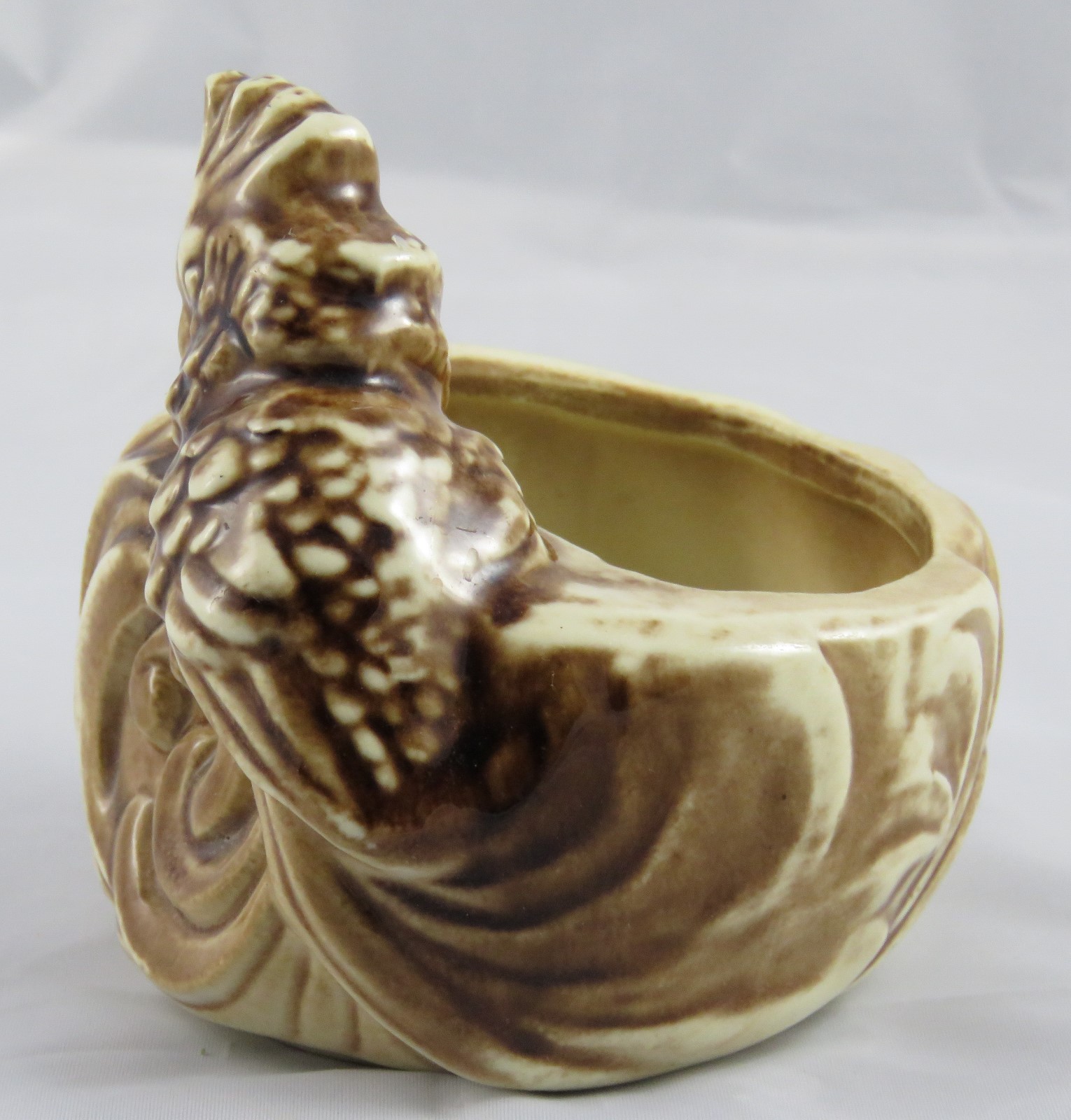 Vintage Shawnee USA Parrot Planter Ferns Marked #523