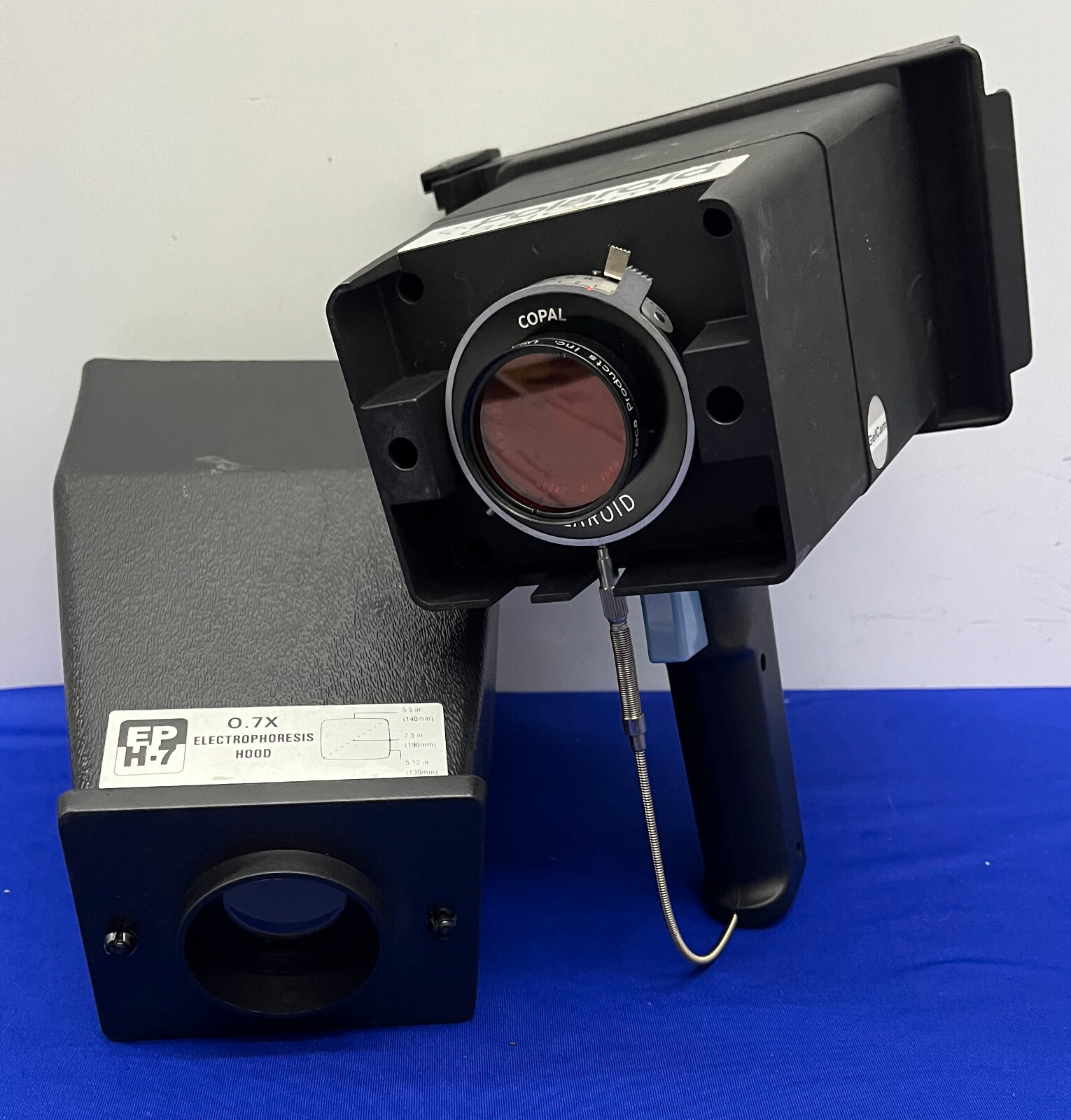 POLAROID GELCAM COPAL RED SHUTTER w/ EP-H7 0.7x
