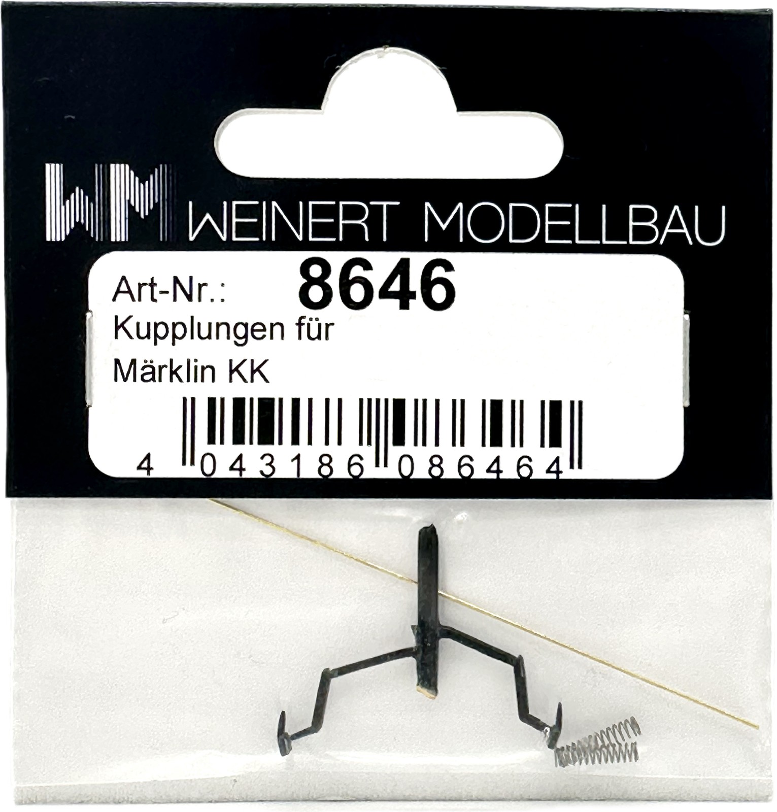 Weinert • 8646 • Kupplungshaken / Lokhaken für Märklin Kurzkupplung • 2 Stück