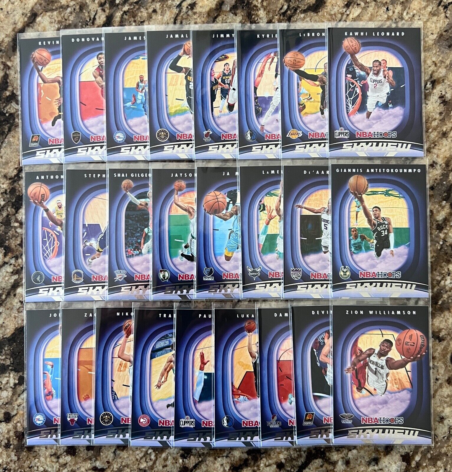 PANINI NBA HOOPS 2023-24 BASKETBALL SKYVIEW COMPLETE (25 PANINI NBA HOOPS 2023-24 BASKETBALL SKYVIEW COMPLETE (25